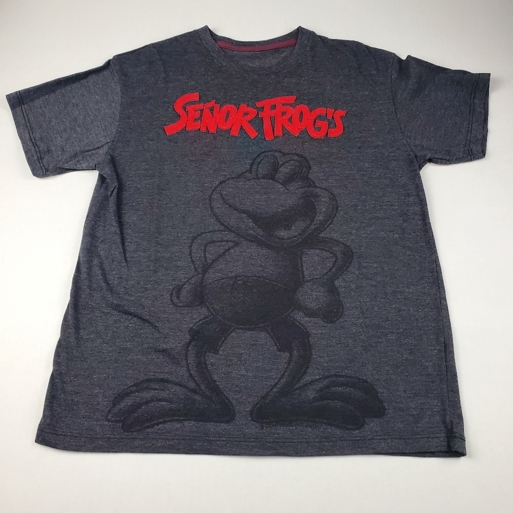 Senor Frog Mexico‎ Bar 3-D Logo Tee Sz S